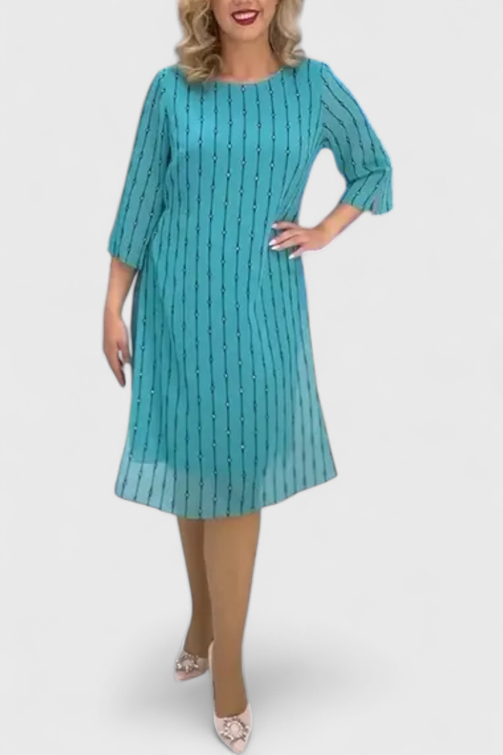 Polly Vestido De Gasa Elegante Colección Clásica Exclusiva