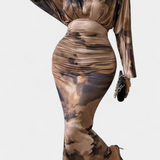 Eulalie Vestido Colección Murciélago Mangas Cuello En V