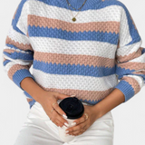 Kristen Jersey Oversized Rayas Colección Exclusiva