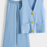 Jacey Conjunto de Punto Chaleco y Pantalón Edición Exclusiva
