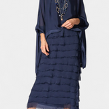 Rosaria Vestido Midi Con Corsé Y Volantes Exclusivo