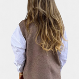 Mairead Chaqueta de Punto Premium con Escote en V Exclusiva