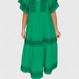 Allona Vestido Maxi Boho Colección Exclusiva Escote V