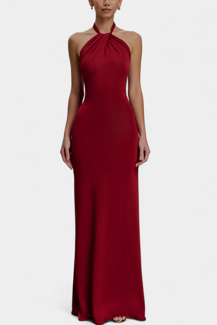 Trinity Vestido Halter Ajustado Edición Colección Exclusiva