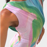 Luella Vestido Pastel Silueta Fluida Exclusiva Colección