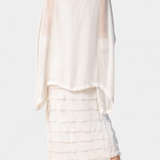 Rosaria Vestido Midi Con Corsé Y Volantes Exclusivo