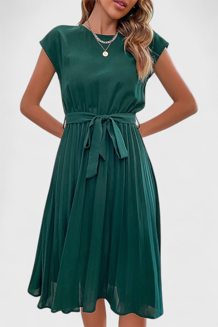Luxie Vestido Midi Elegante Tejido Ligero Edición Limitada