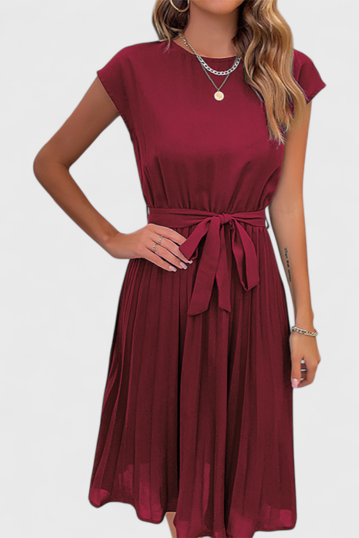 Luxie Vestido Midi Elegante Tejido Ligero Edición Limitada