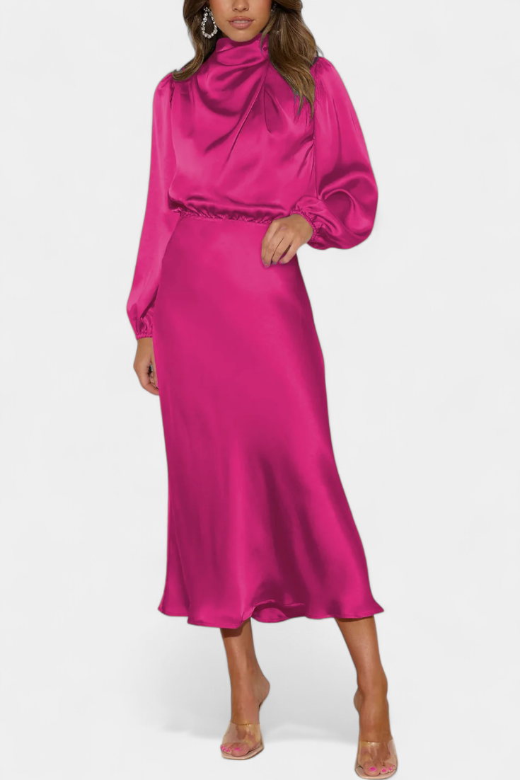 Cecila Vestido Maxi Colección Floral Exclusivo para Eventos