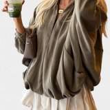 Maude Chaqueta Verde Oliva Con Mangas Abullonadas Exclusiva