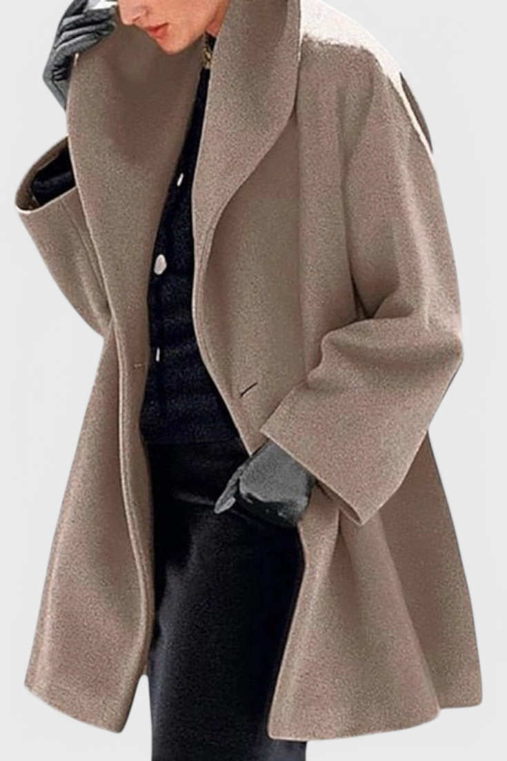 Harper Abrigo Oversized de Lana Distinción Atemporal