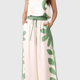 Serafina Conjunto Boho Sin Mangas Floral Edición Limitada