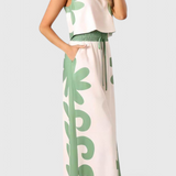 Serafina Conjunto Boho Sin Mangas Floral Edición Limitada