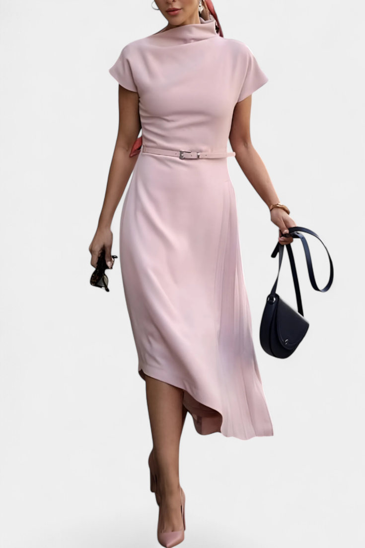 Florence Vestido Asimétrico Urbano Colección Exclusiva