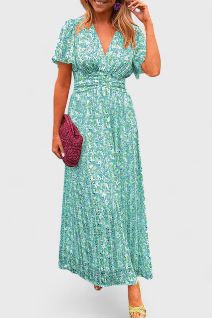 Aldara Vestido Clásico Escote En V Colección Exclusiva