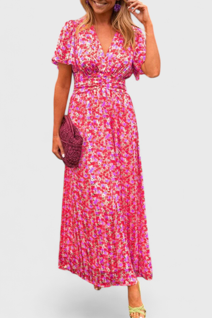 Aldara Vestido Clásico Escote En V Colección Exclusiva