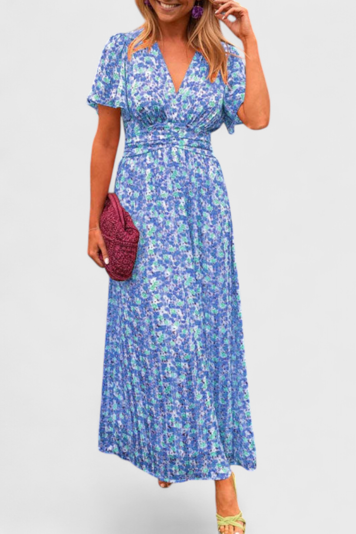 Aldara Vestido Clásico Escote En V Colección Exclusiva