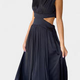 Jocelyn Conjunto Largo Minimalista Exclusivo Escote Alto