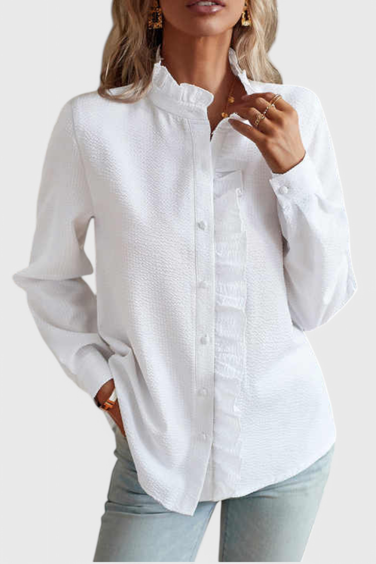 Lily Blusa Vanguardista Seda Colección Exclusiva Urbana