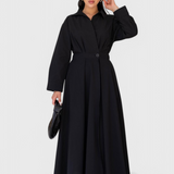 Celina Vestido Largo Maxi Solapa Colección Exclusiva